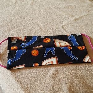 Basketball Print Face Mask.